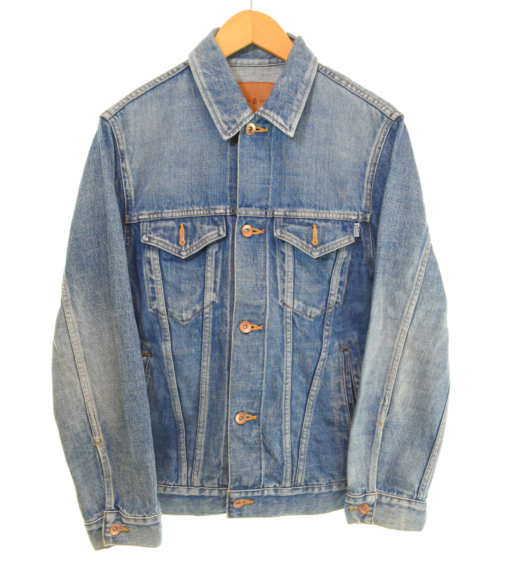 アベイシングエイプ　APEE　デニムジャケット　Gジャン　プリント　TALL アベイシングエイプデニムジャケット