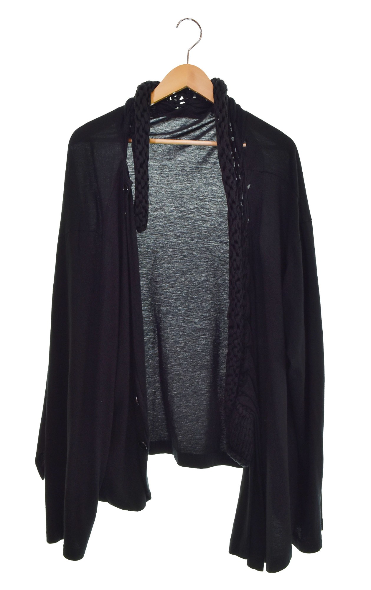 【未使用品】Ground Yヨウジヤマモト レーヨンドレープカーディガン 未使用品】Ground Yヨウジヤマモト レーヨンドレープ