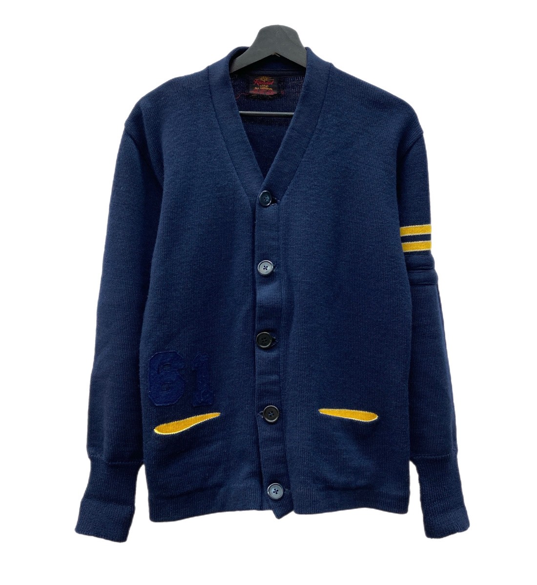 楽天市場】60s Ren dale 無地 ウール アクリル ニット カーディガン M