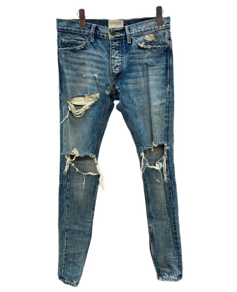 楽天市場】FEAR OF GOD 4TH SELVEDGE DENIM VINTAGE フィアオブゴッド