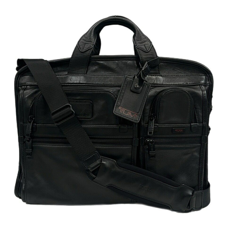 TUMI ブラックレザー製 ビジネスバッグ　価格下 楽天市場】トゥミ バッグ メンズ ブリーフバッグ ビジネスバッグ