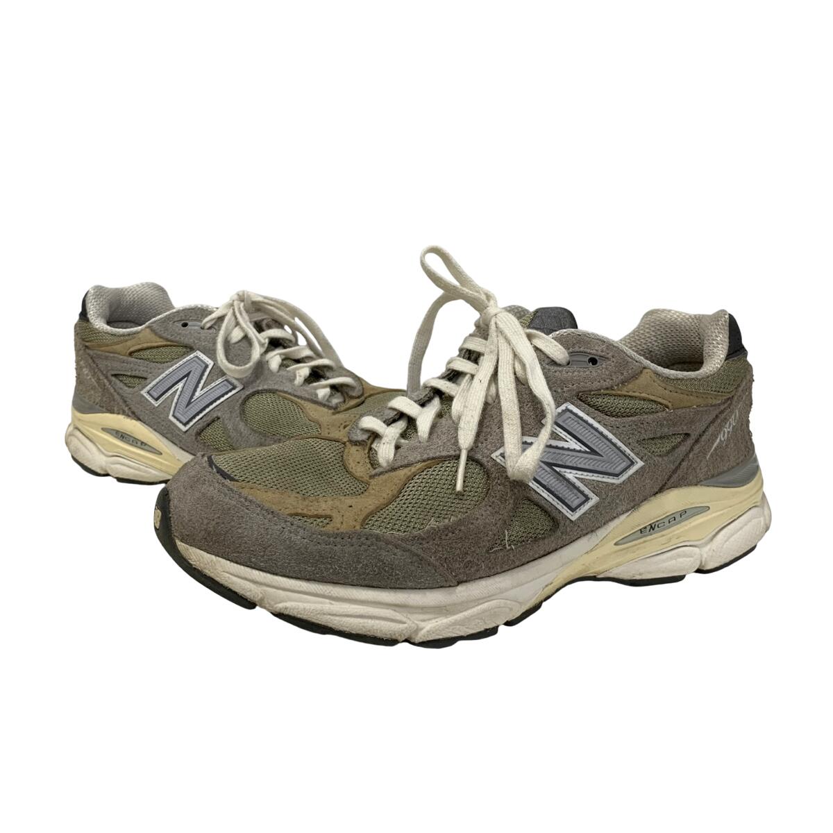 【中古】ニューバランス new balance 22SS USA製 990 V3 Gray M990TG3 メンズ靴 スニーカー グレー 27cmサイズ 201-shoes1439