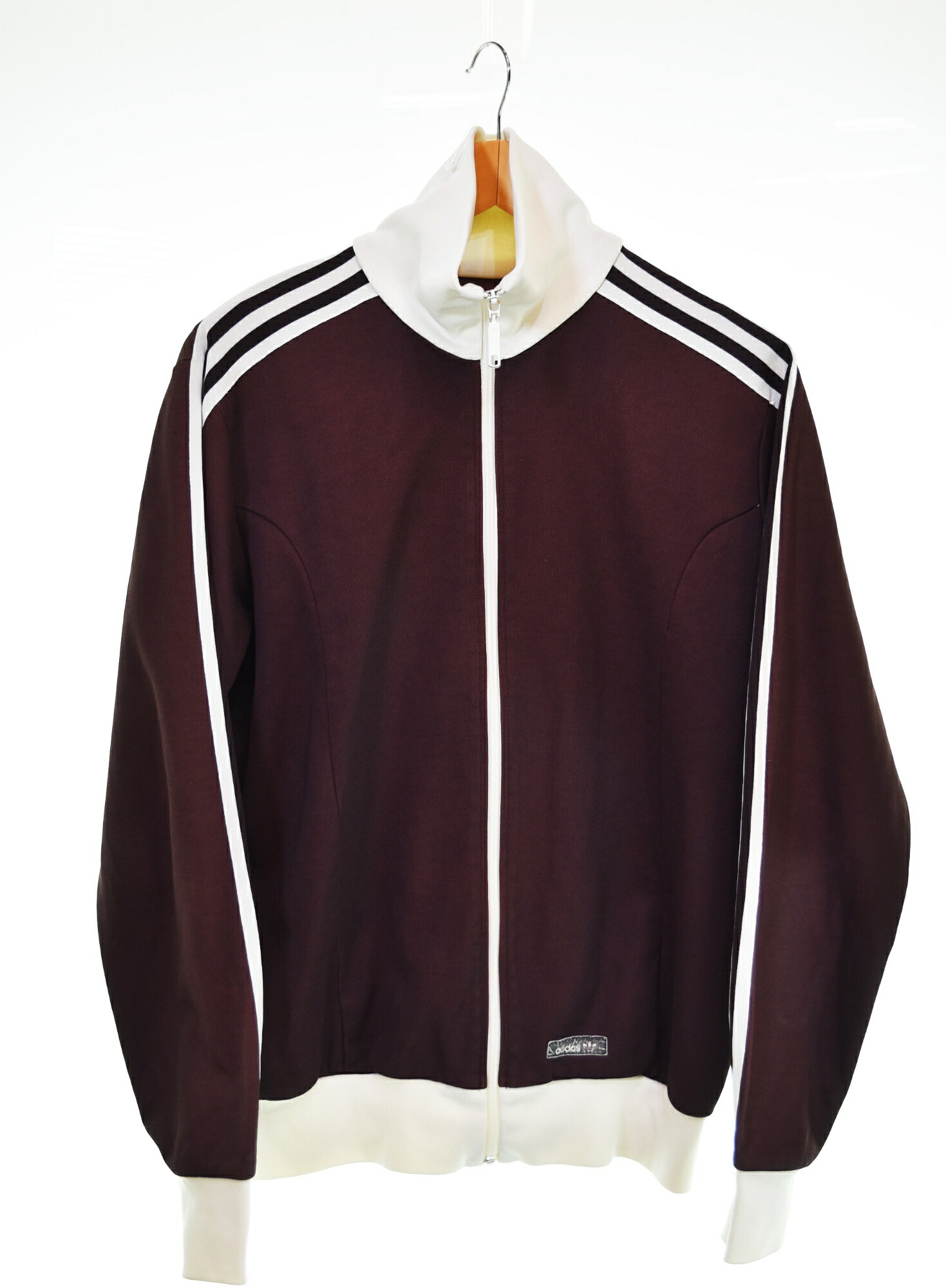 adidas SFTMジャケット　Lサイズ　ブラウン アディダス adidas 80s デサント トレフォイル ヴィンテージ