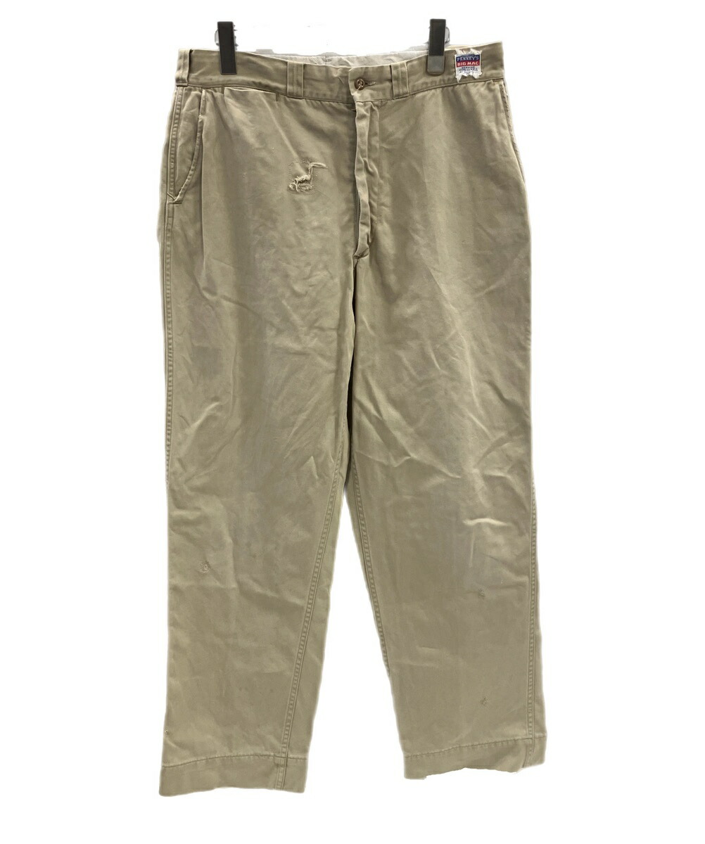 楽天市場】70s USA製 ビッグマック チノ パンツ 実寸 36 30 古着
