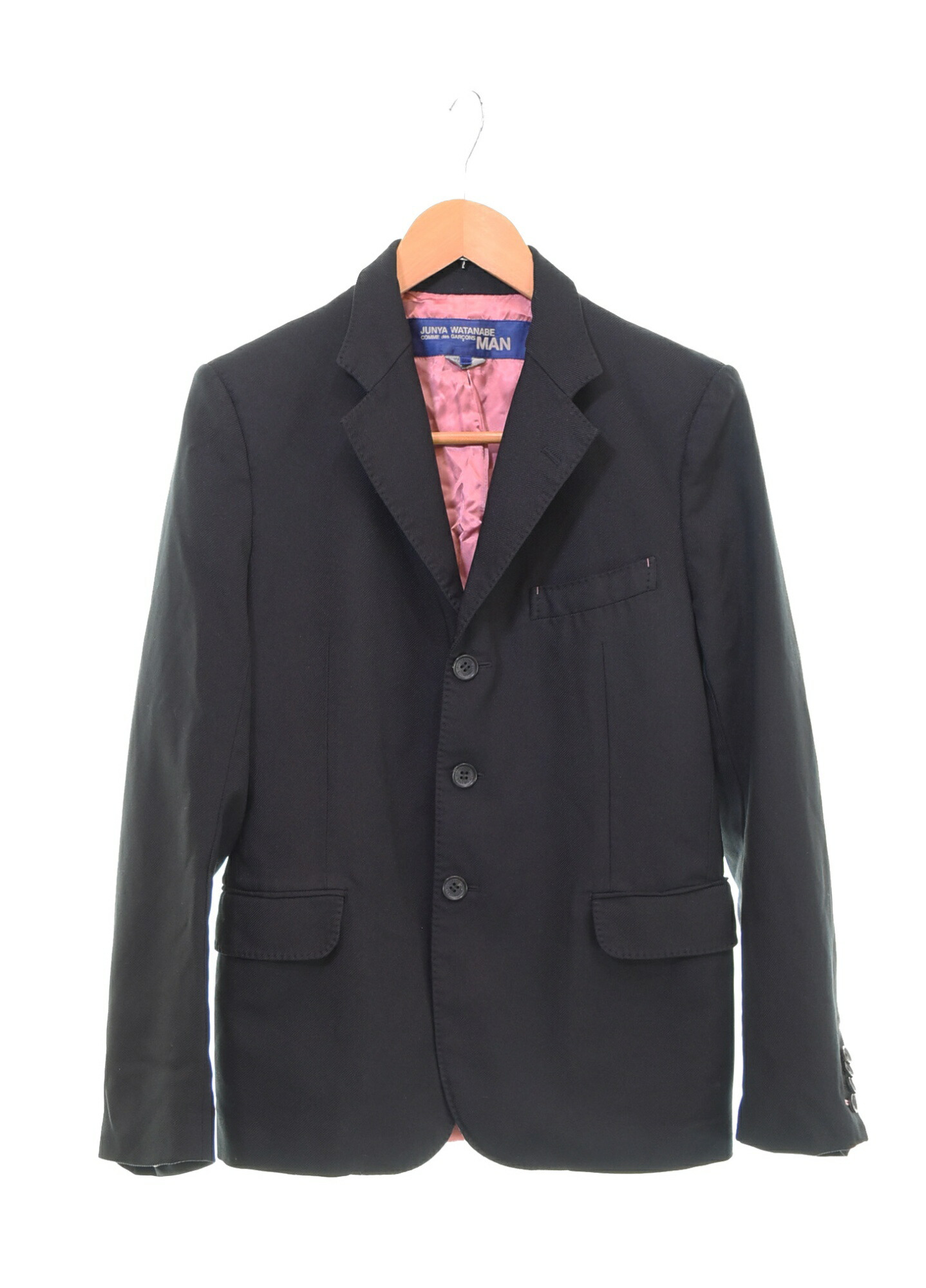コムデギャルソンジュンヤワタナベマンウールレザー ツイードジャケット JUNYA WATANABE MAN - ジュンヤワタナベ マン20AWレザー