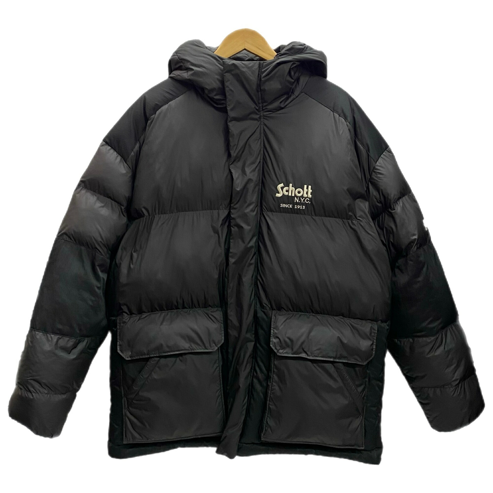 楽天市場】schott ショット ダウンジャケット サイズ:34 ブラック