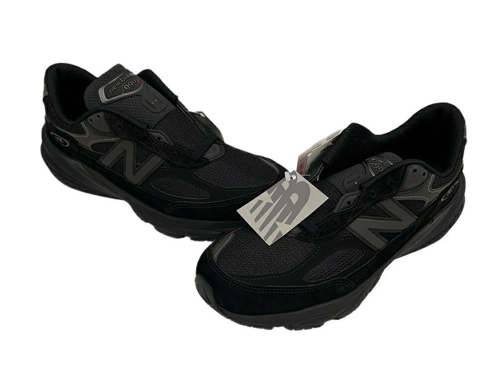 【中古】ニューバランス new balance 990 V6 Width: D TRIPLE BLACK トリプル ブラック MADE IN USA 黒 U990BB6 メンズ靴 スニーカー ブラック 27.5cm 101sh-2283｜ドンドンサガール
