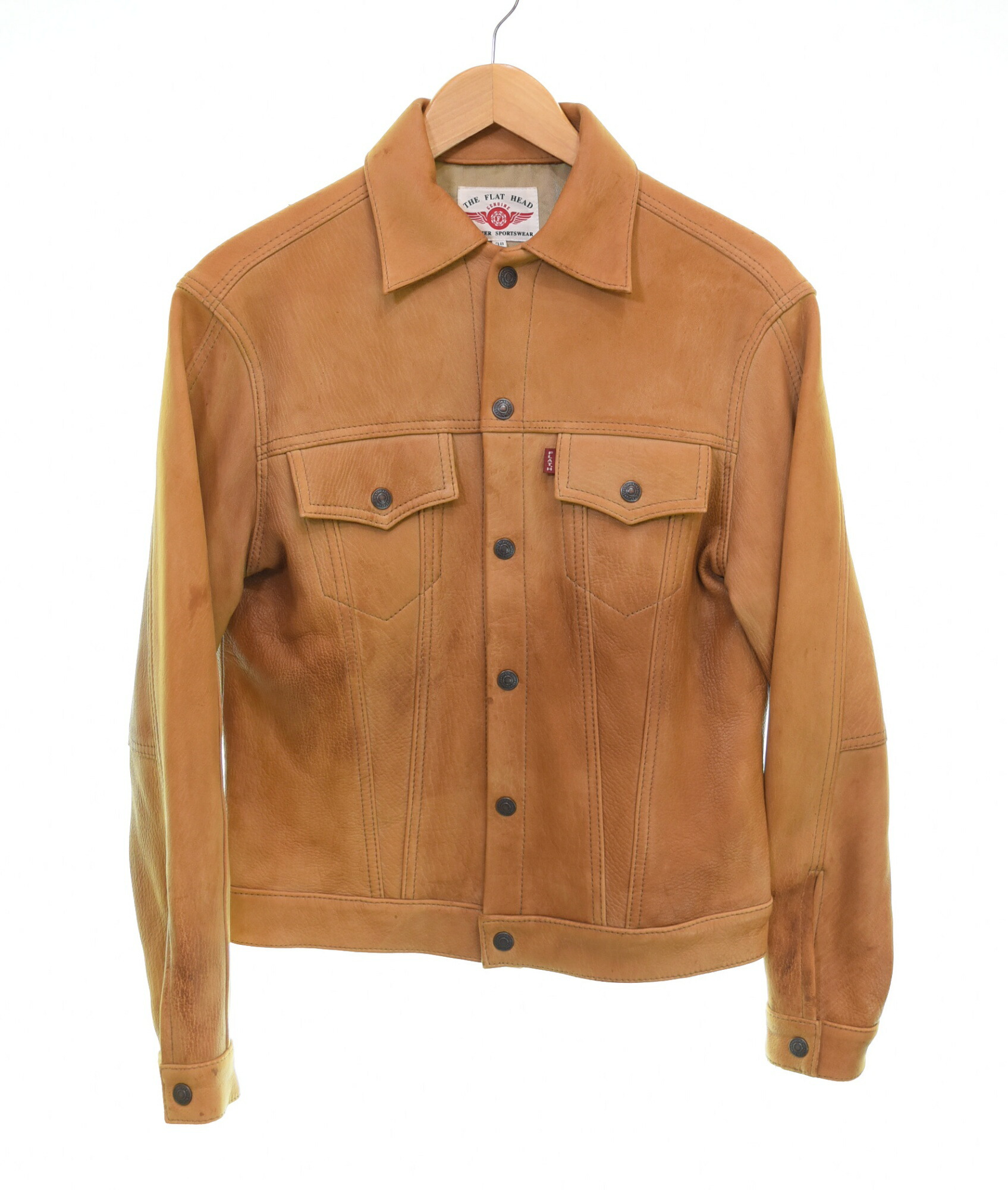 フラットヘッド 美品 アウター 長め 42 フラットヘッド 美品 アウター 長め 42