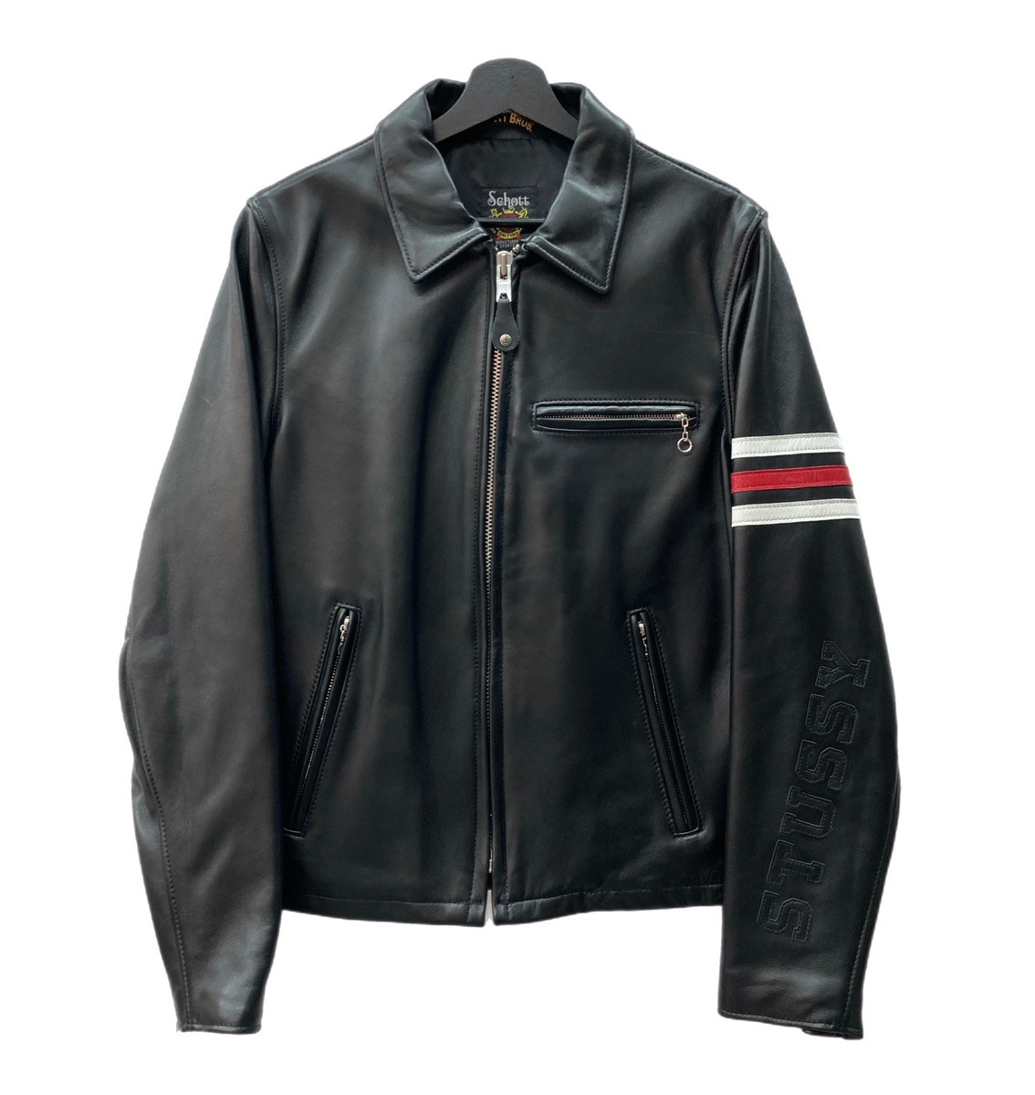 24aw stussyレザージャケット Trucker Leather i-img1000x1000-