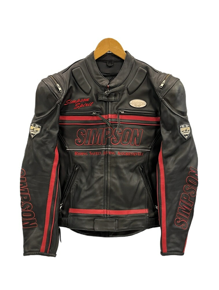 楽天市場】シンプソン ライダースジャケット デニム ネイビー系 メンズ