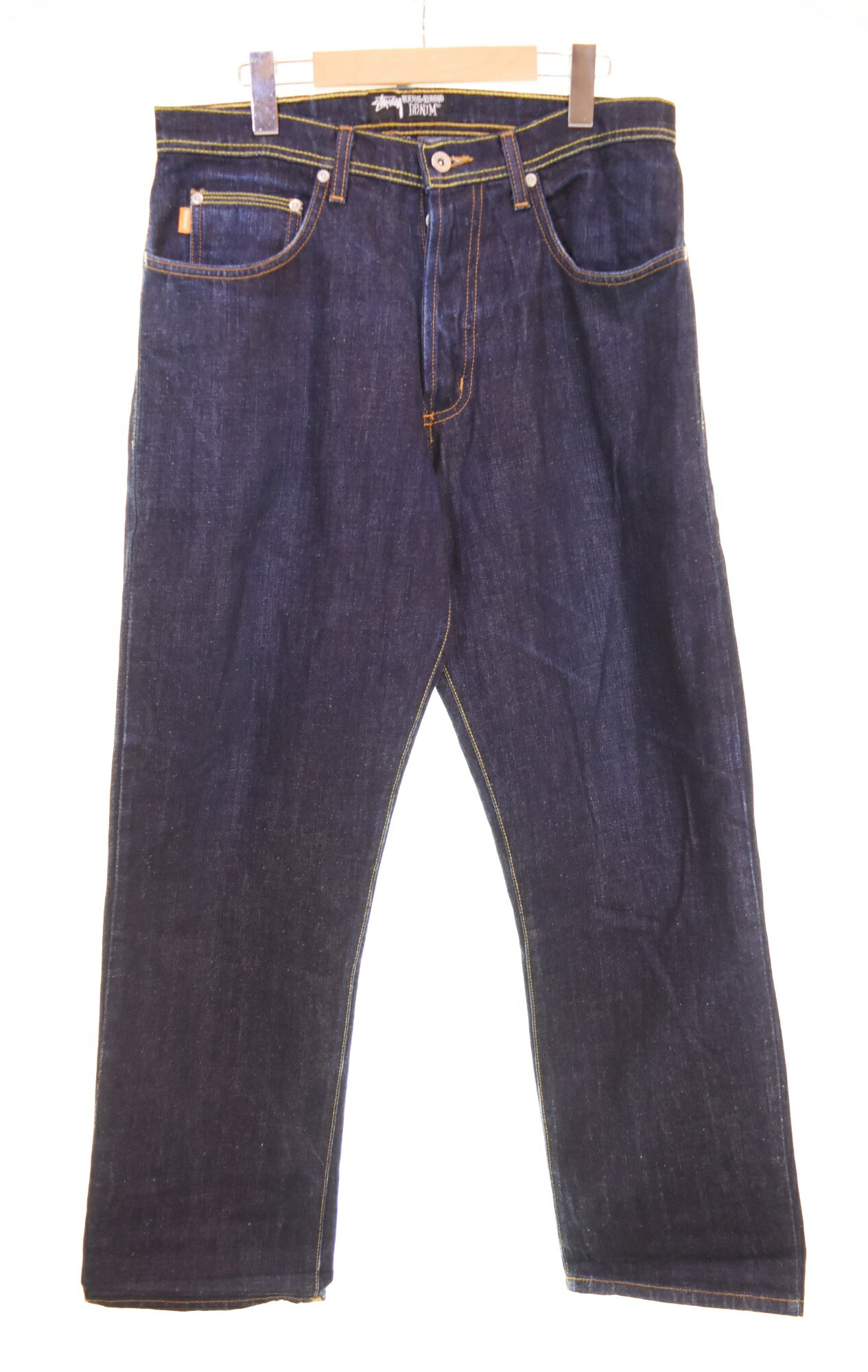 ステューシー　ジーンズ　セルビッジ　ストレート　インディゴ　サイズ32 imgrc0117271037.jpg