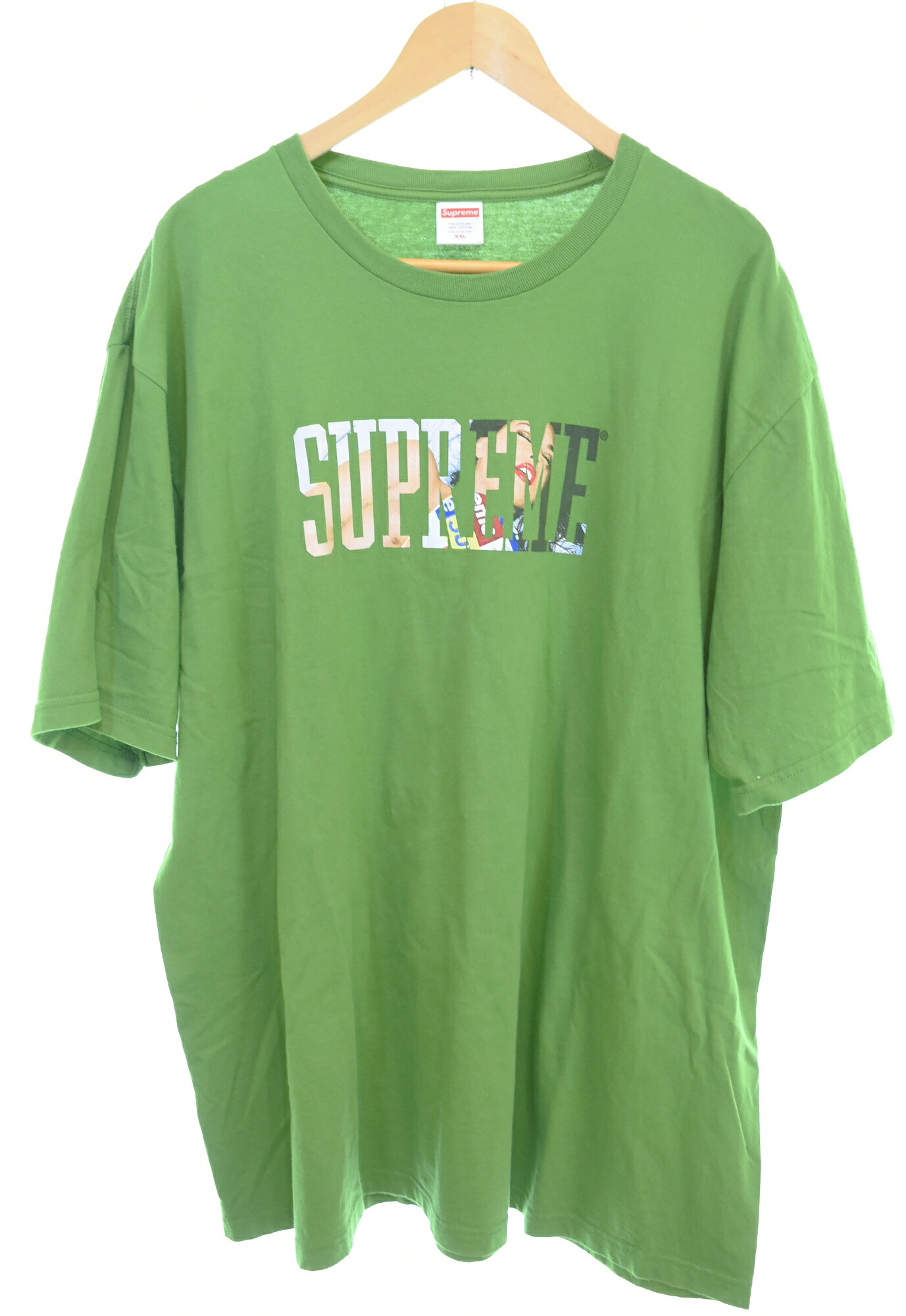 【中古】シュプリーム SUPREME 24AW Tera Patrick Tee テラパトリック Ｔシャツ 半袖 カットソー  XXL Tシャツ グリーン 3Lサイズ 103MT-3318