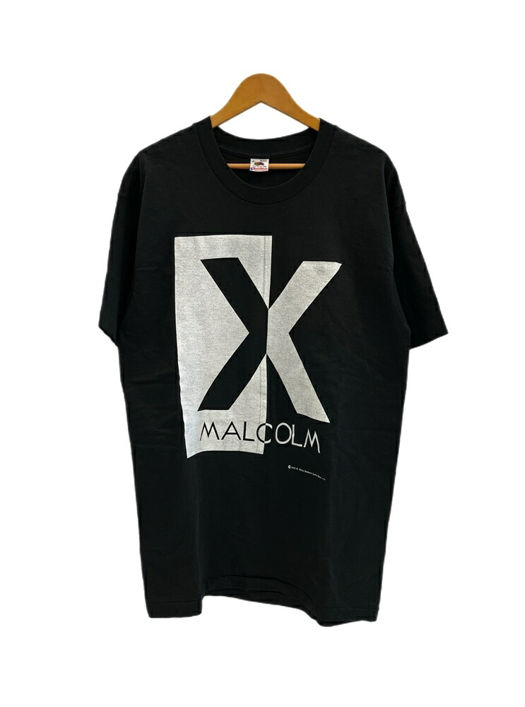 マルコムエックス　ビンテージtシャツ xl グレートランド　袖裾シングル　90s マルコムエックス ビンテージtシャツ xl グレートランド マルコム