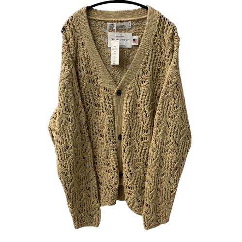 【中古】ダイリク DAIRIKU 21SS Children Hand Knitting Cardigan カーディガン ベージュ Fサイズ 201MT-4808｜ドンドンサガール