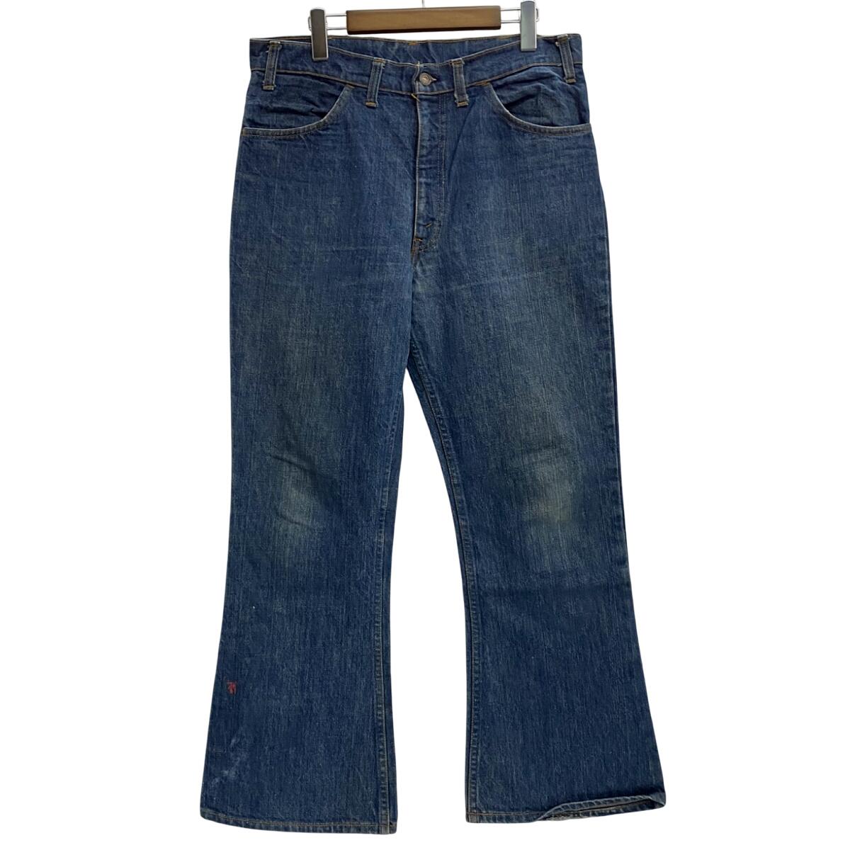 楽天市場】【中古】Levi's ﾘｰﾊﾞｲｽ 70s 646-0917ﾍﾞﾙﾎﾞﾄﾑ W32 IDG TOP