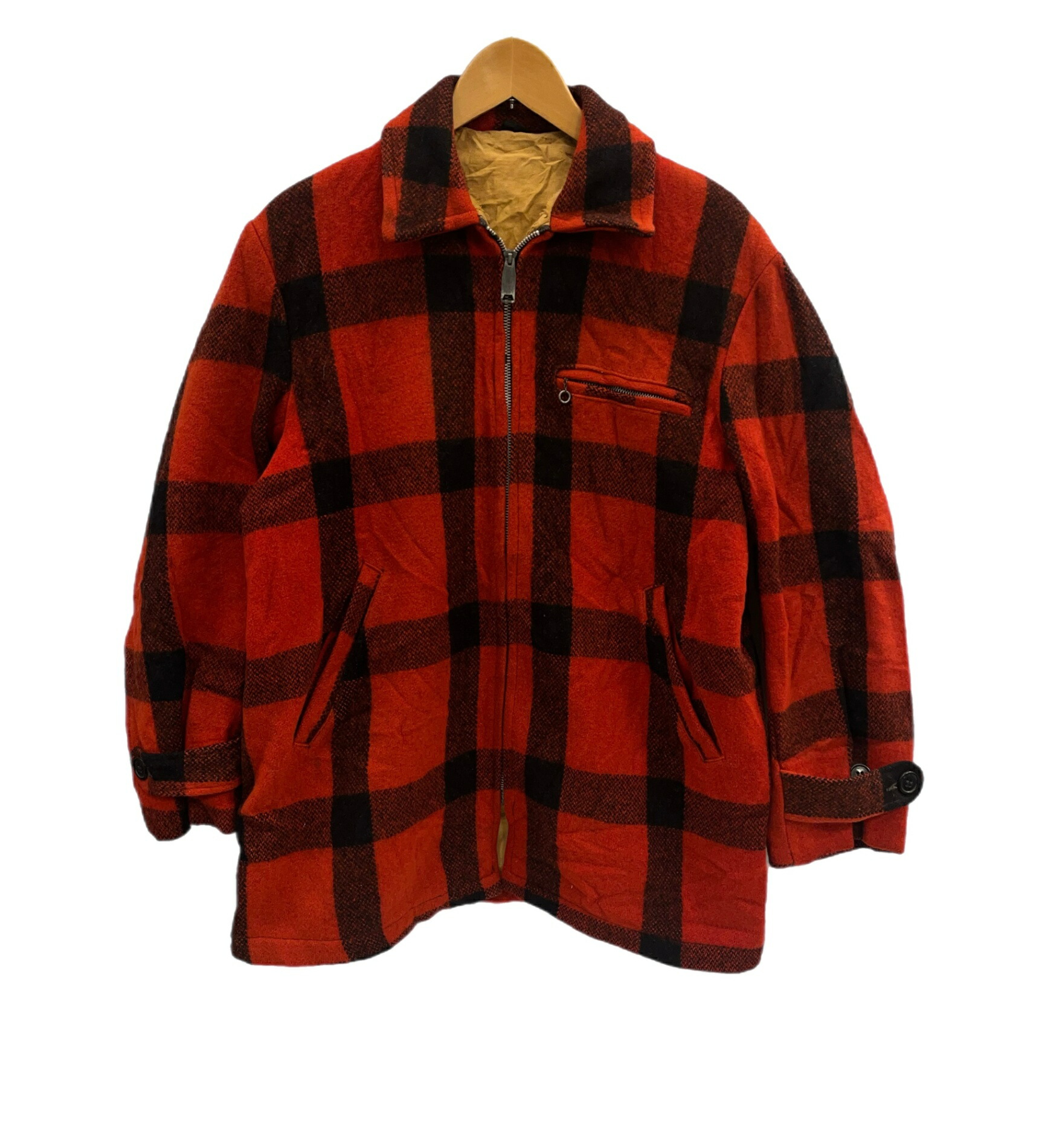 楽天市場】60s FOREMOST Penneys バッファローチェック ウール ジップ