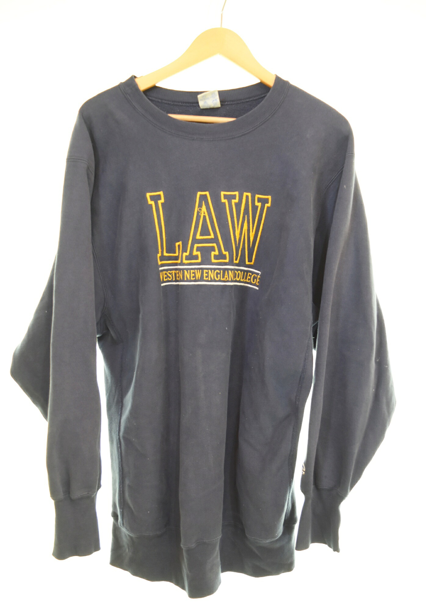 【中古】はやりっ子 Champion  90年月日 リバースウィーブ 刺しゅう引き船単科大学 流汗 LAW XXL 流汗 米国海軍 3L大きさ 103MT-3536