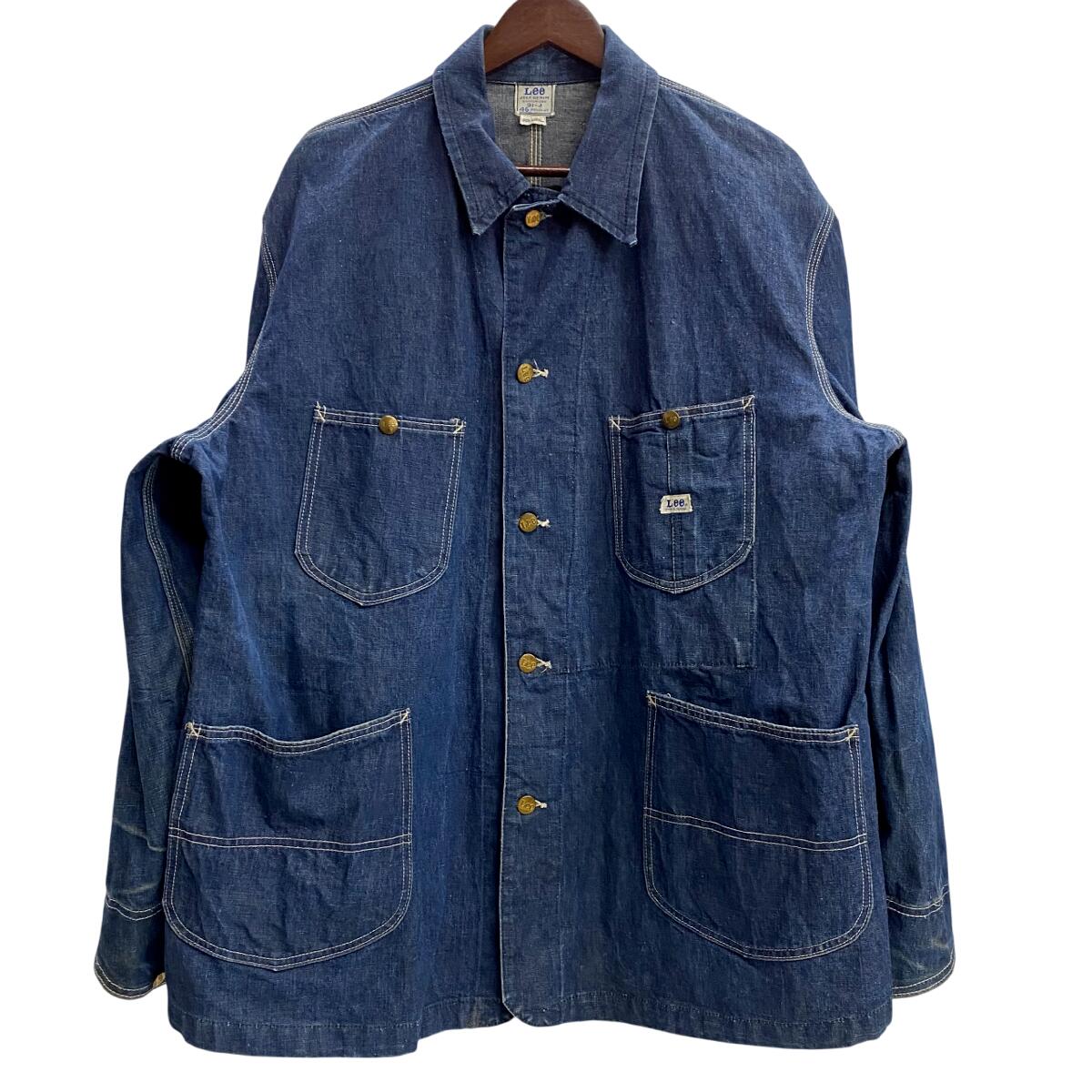 Leeリーハウスマークデニムカバーオール青日本製正規品サイズL Lee