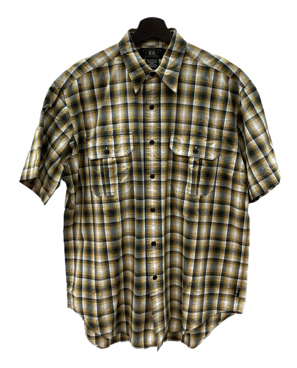 楽天市場】RRL シャツ ダブルアールエル インディゴ染め マドラス