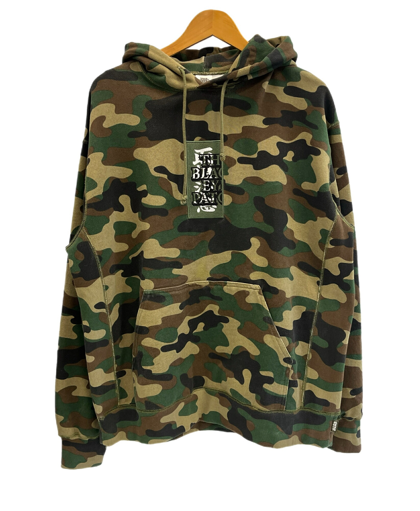 即完売BLACK EYE PATCH 迷彩 パーカー L ブラックアイパッチ カモフラージュ（迷彩） L BlackEyePatch(ブラックアイパッチ