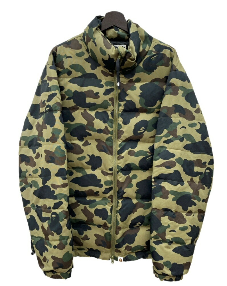 新品 A BATHING APE BAPE カモフラージュ ナイロンジャケット 1ST CAMO DOWN JACKET | bape.com