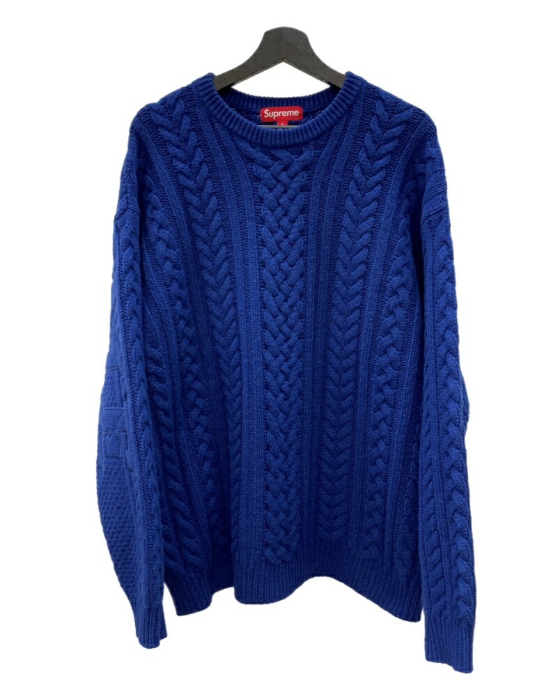 楽天市場】Supreme 23aw Applique Cable Knit Sweater Size-S