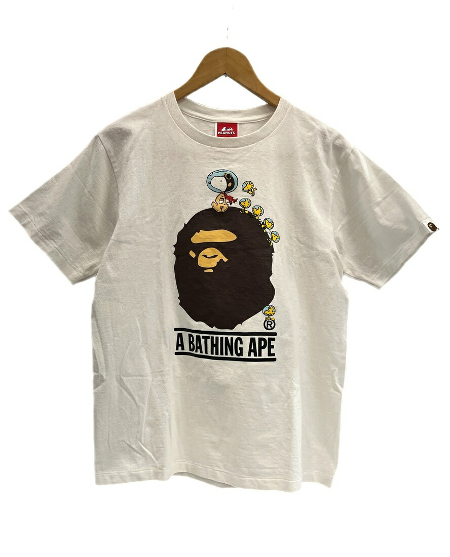 楽天市場】A BATHING APE PEANUTS SNOOPY TEE+TOTE Mサイズ ア