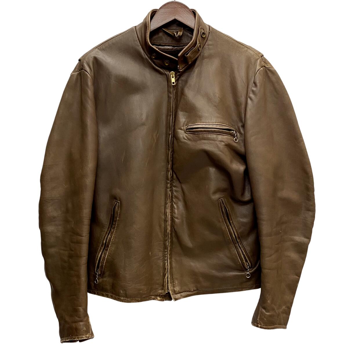 Schott 641 シングル ライダースジャッケット34 ボアライナー付 楽天市場】SCHOTT ショット 641 ボアライナー付 レザー シングル