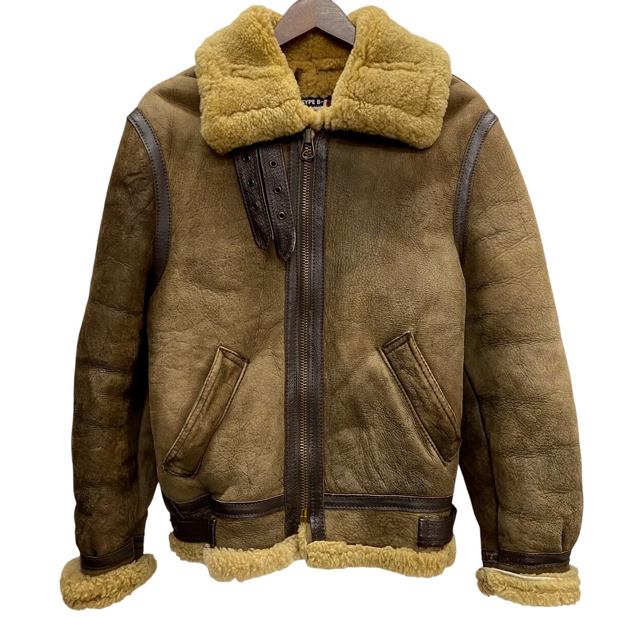 schott b-6 フライトジャケット ムートン ミリタリー ボア 楽天市場】【中古】ショット SCHOTT B-3 フライトジャケット ムートン