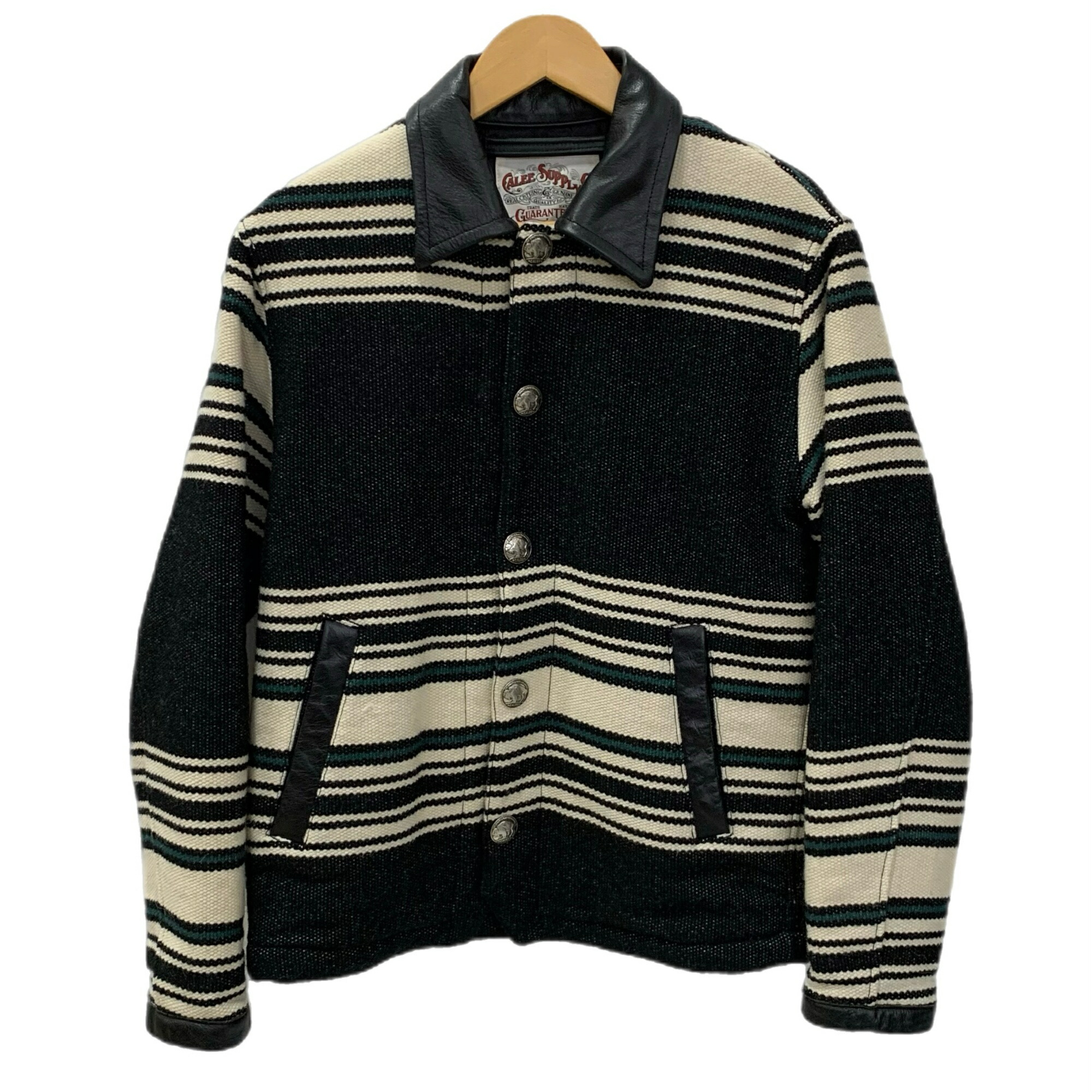 楽天市場】CALEE キャリー ジャケット サイズ:L 総柄 メルトンウール