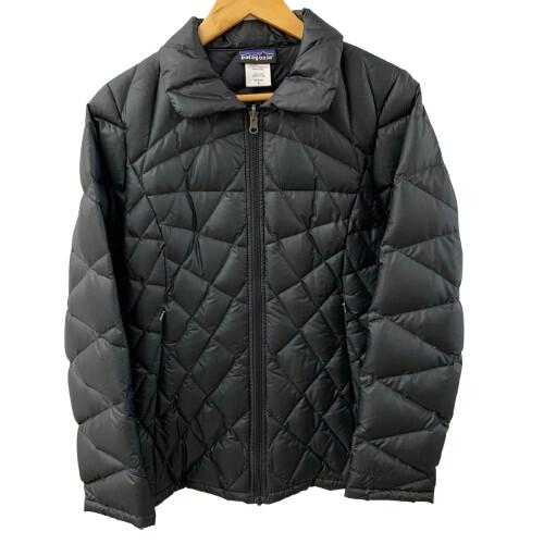 【中古】パタゴニア PATAGONIA キルティング上衣 グースダウンジャケット 28191FA12 上衣 黒いこと S大いさ 201LT-486 コート・ジャケット-レディースファッション