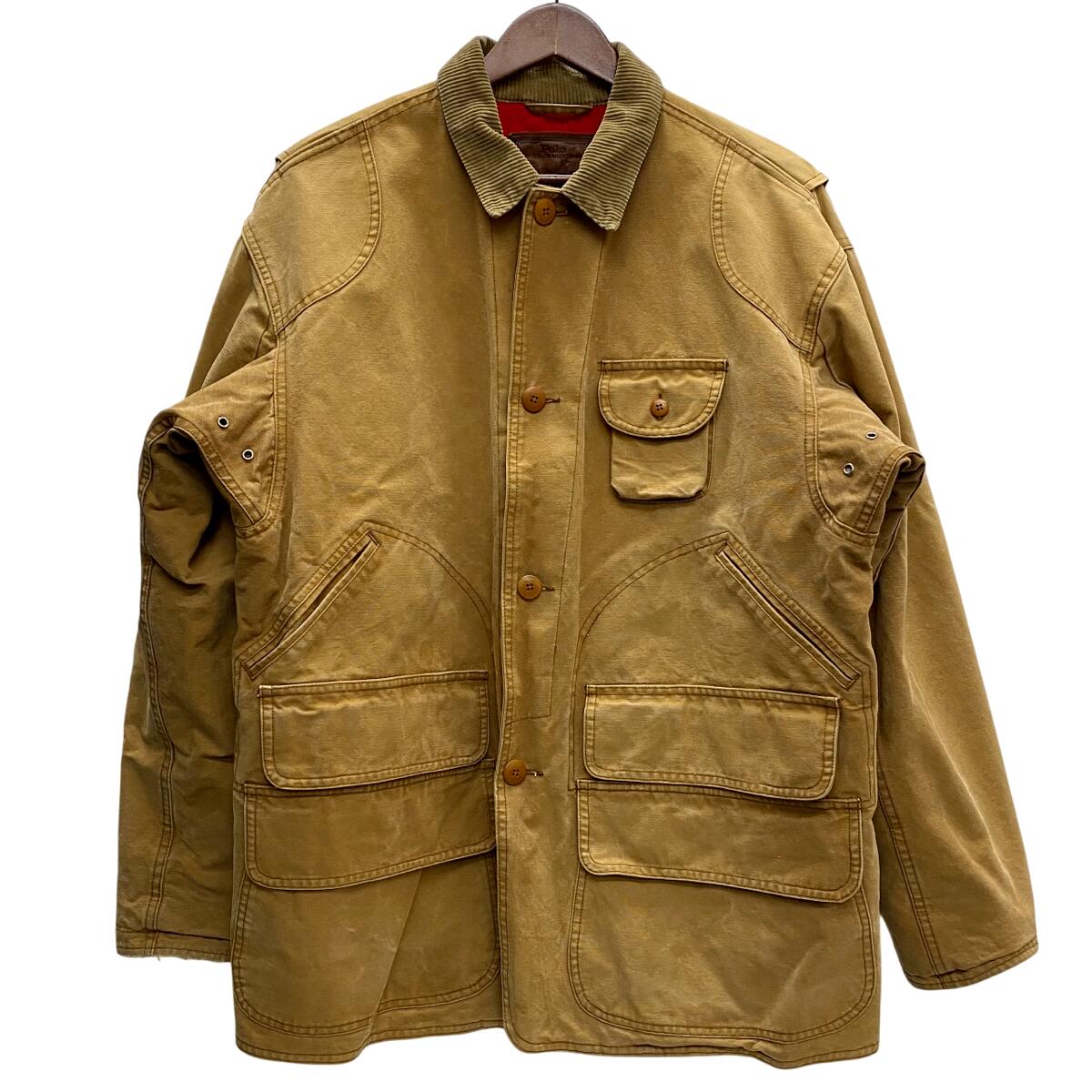 楽天市場】Polo Ralph Lauren Pique Hunting Jacket 茶 M ポロラルフ