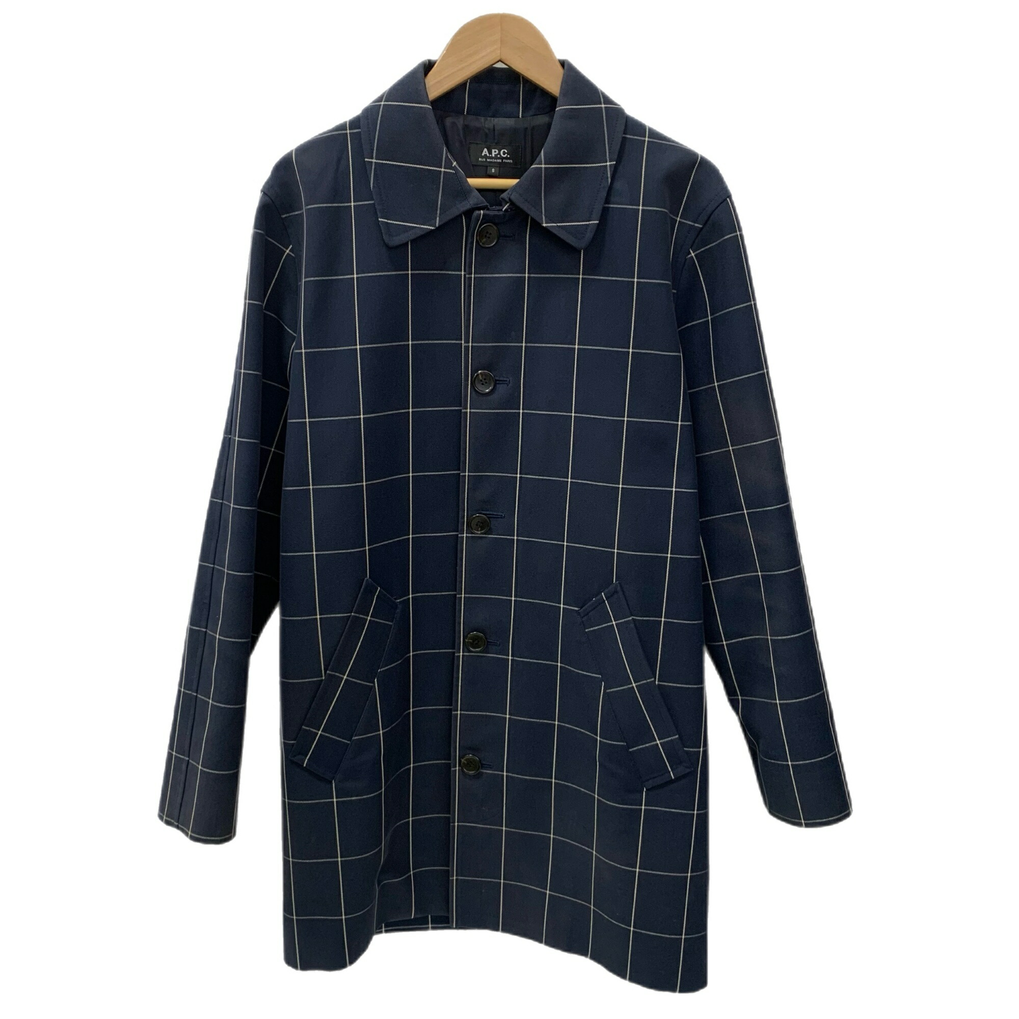 楽天市場】【中古】 A.P.C. (アーペーセー) MAC DEWAERE 14A ツイード