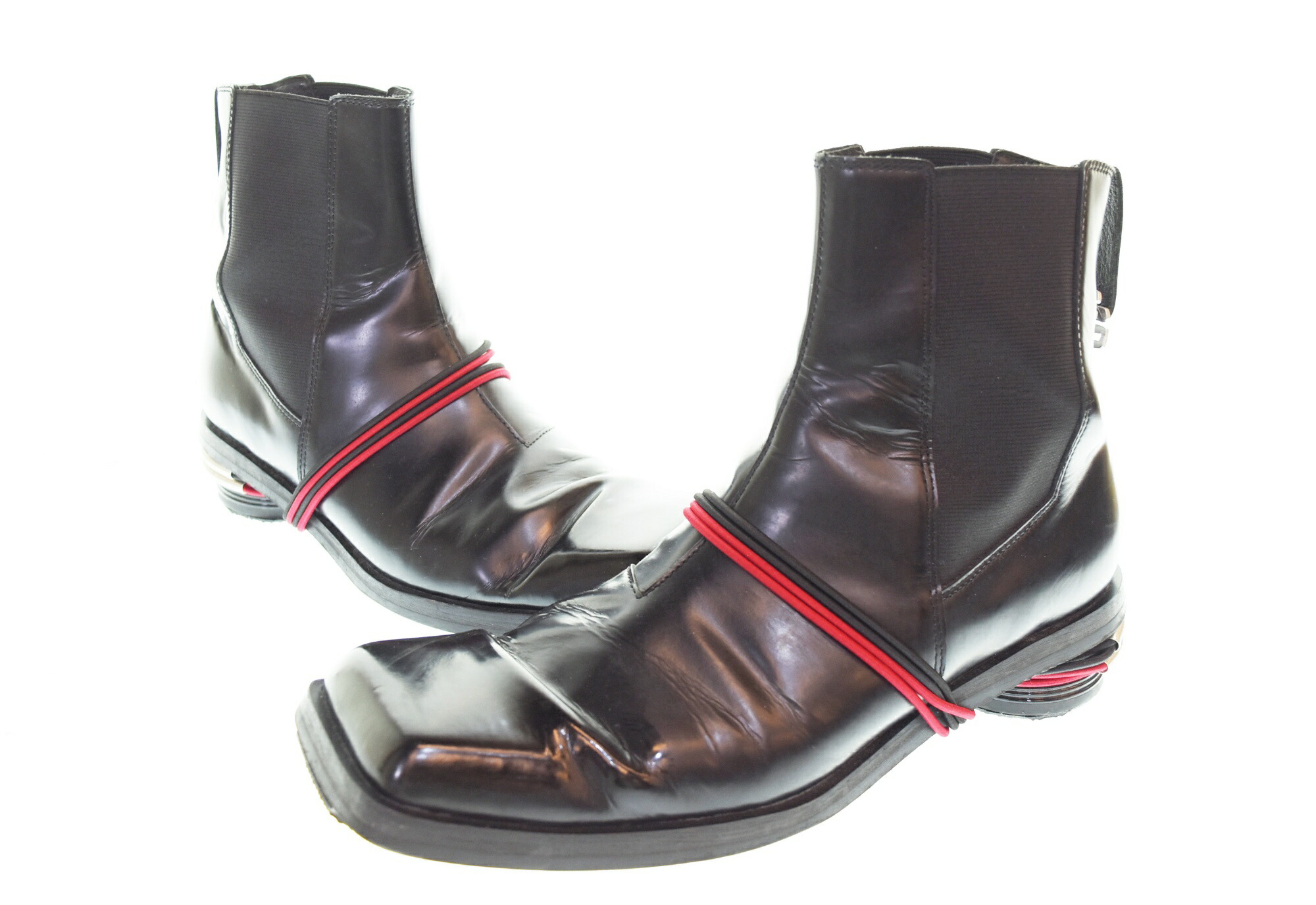 【中古】ヴェイン VEIN LEATHER CHELSEA BOOTS サイドゴアブーツ 42 VA11-351 メンズ靴 ブーツ サイドゴア ブラック 42 103S-1388