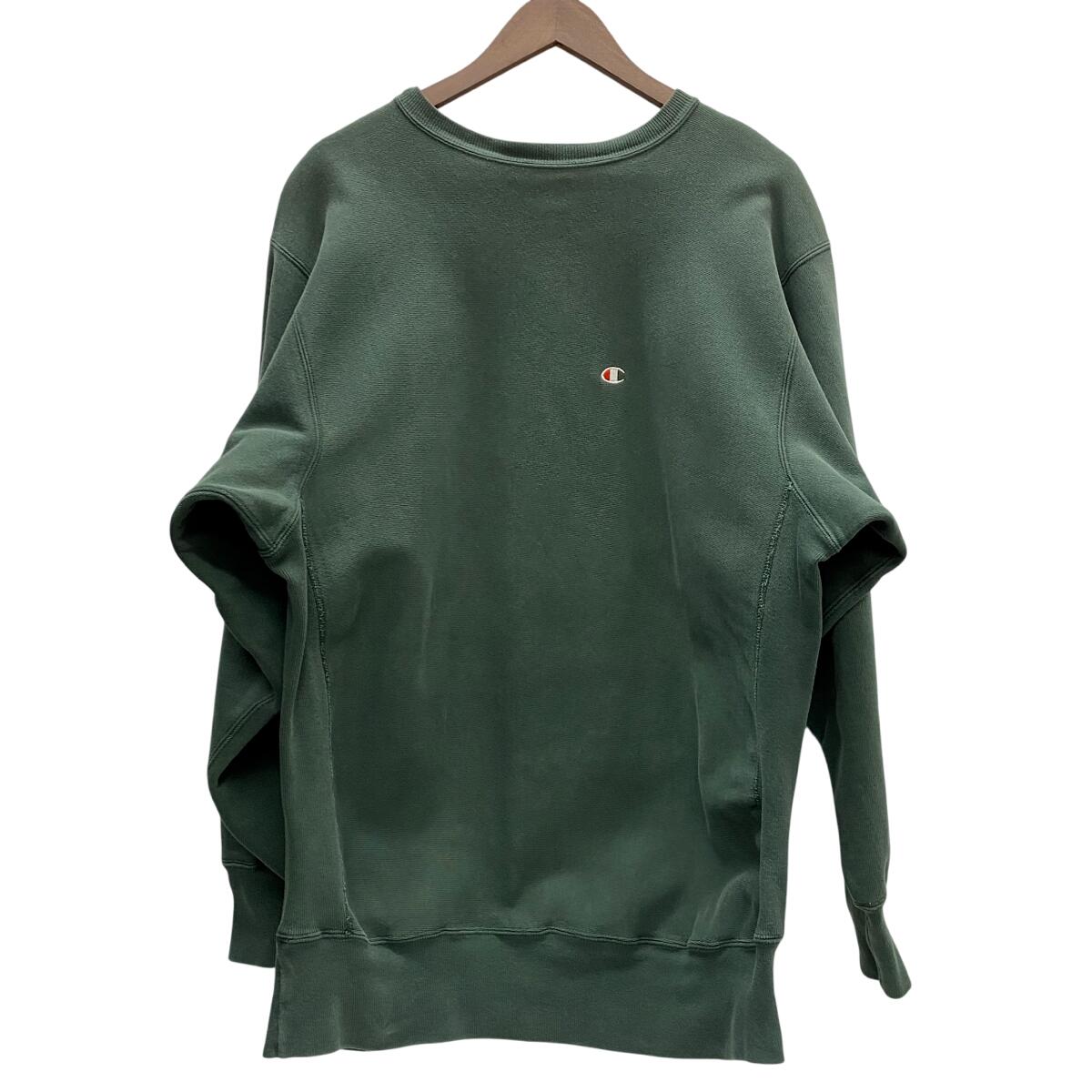 【中古】はやりっ子 Champion 90\u0027s REVERSE WEAVE メキシコ合衆国製 流汗 緑であること XXL大きさ 201MT-5021 VB