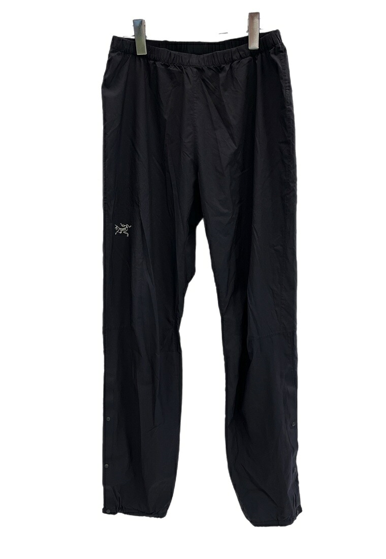 【中古】アークテリクス ARC'TERYX Squamish Pant Men's スコーミッシュパンツ ウィンドシェルパンツ ロングパンツ ナイロン アウトドア　黒 ボトムスその他 ブラック Mサイズ 101MB-828｜ドンドンサガール