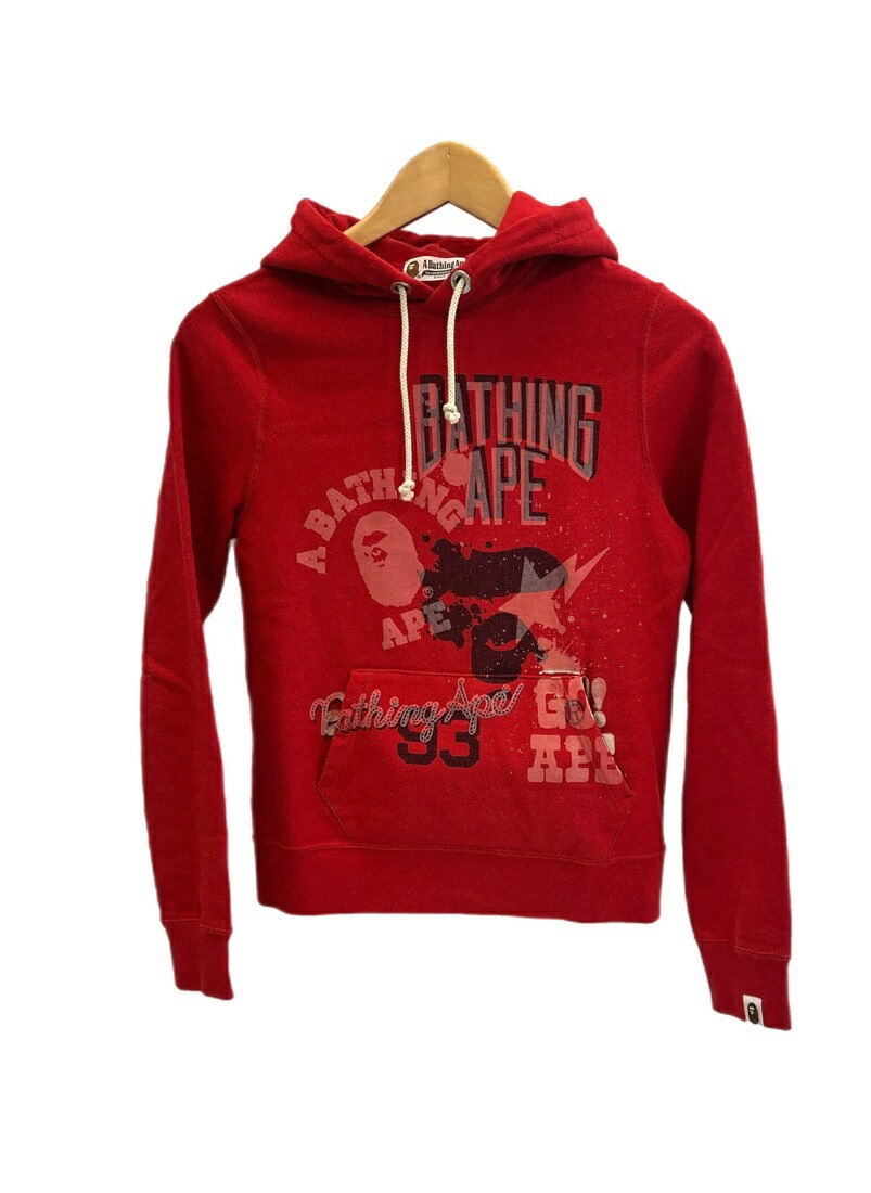 楽天市場】アベイシングエイプ カモ柄 フーディー パーカー 赤 レッド