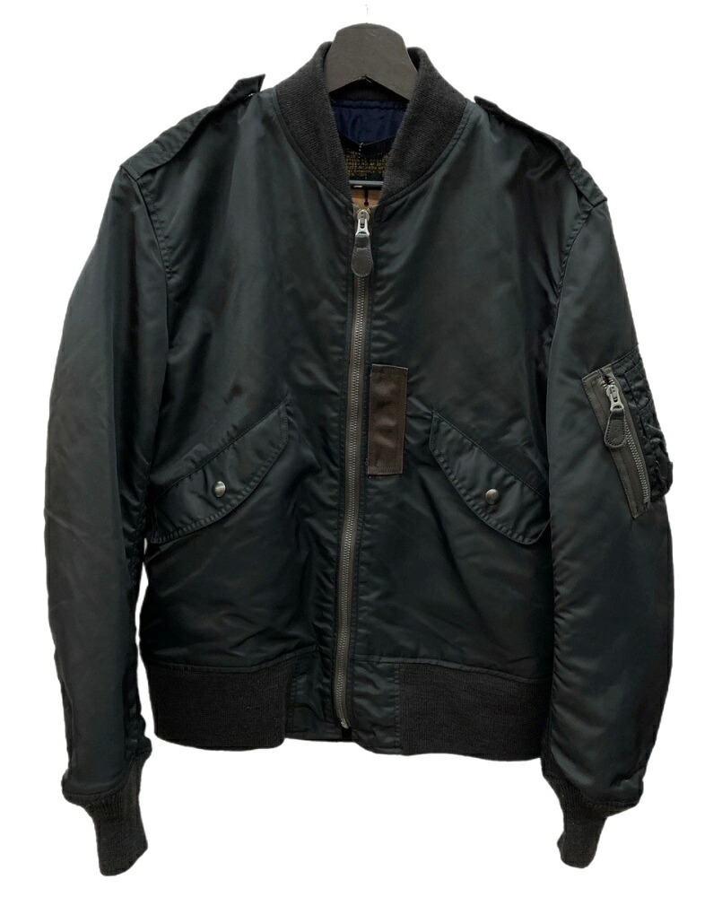 【中古】 バズリクソンズ BUZZ RICKSON\u0027S WILLIAM GIBSON COLLECTION Type BLACK L-2B ウィリアム・ギブソン・コレクション 上衣 ライトアウター 日本製 BLACK 黒 BR14966 SIZE38 上衣 黒いこと 104MT-2548