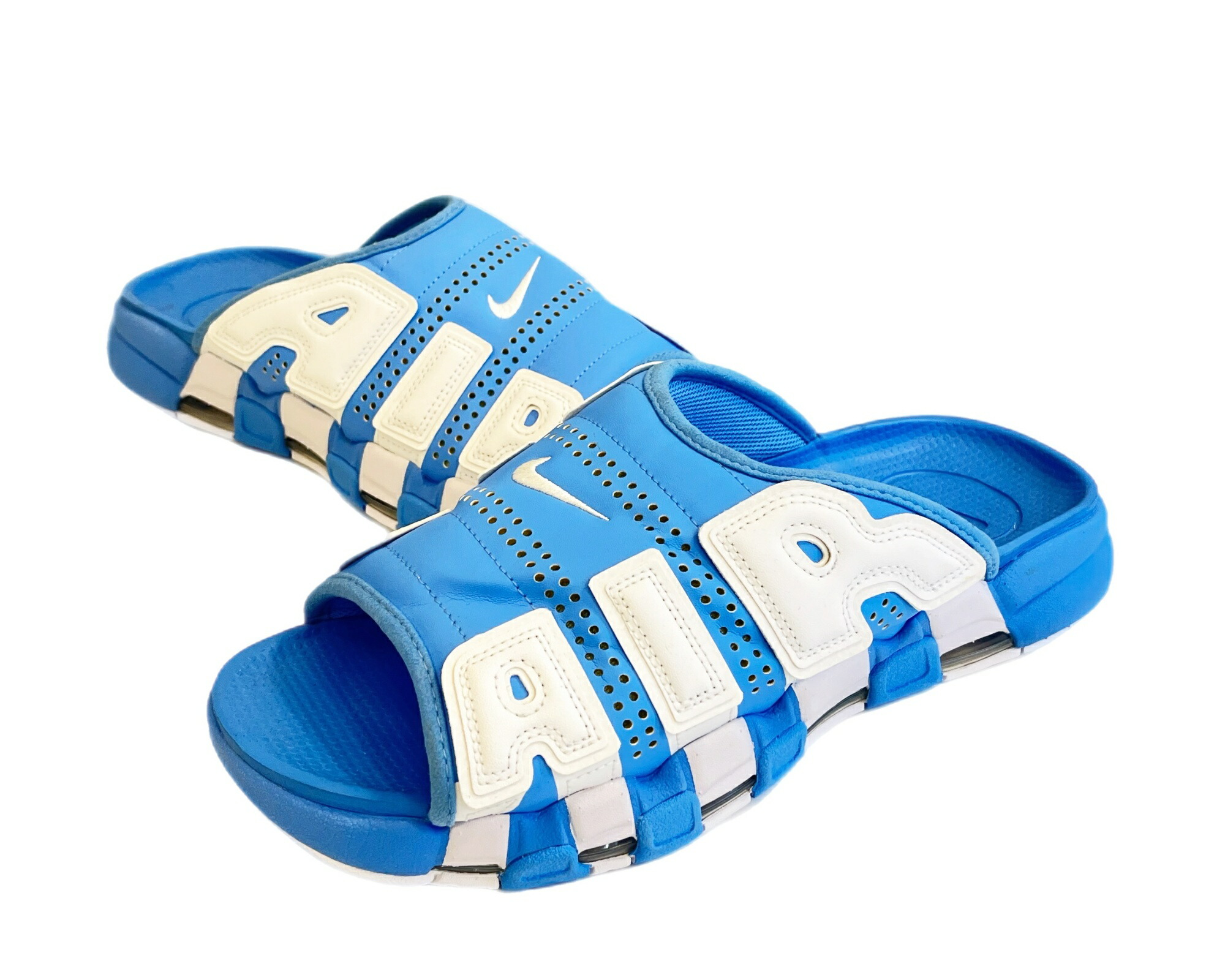 楽天市場】NIKE AIR MORE UPTEMPO SLIDE university blue/wht fd9883