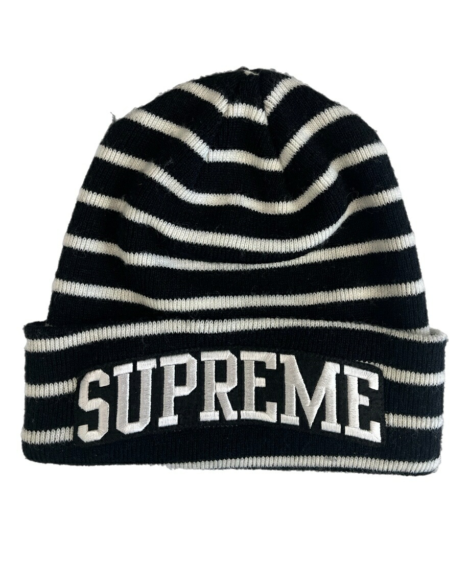 楽天市場】SUPREME(シュプリーム) Vertical Logo Striped Beanie