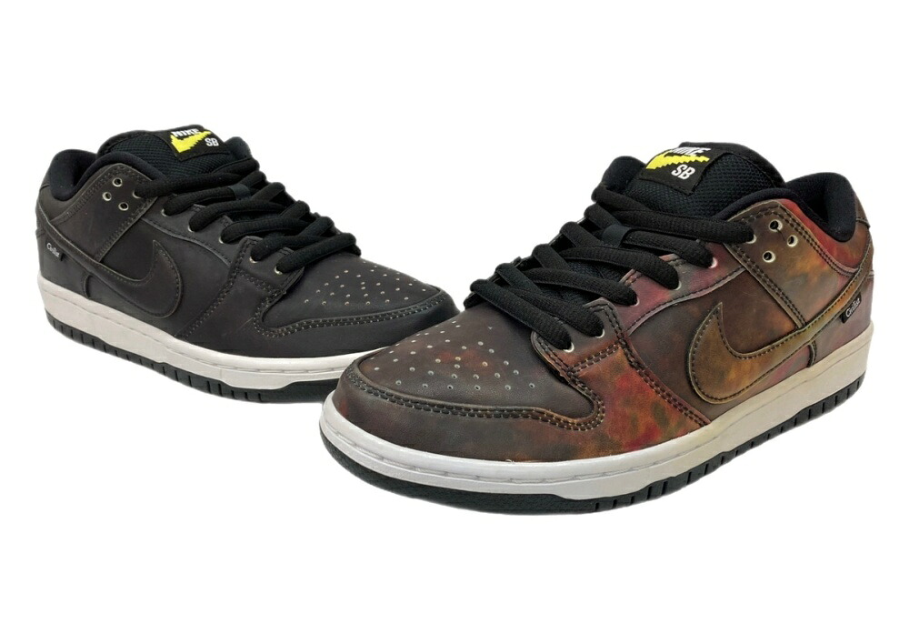 【中古】 ナイキ NIKE 20年製 &times; Civilist シビリスト SB Dunk Low Pro QS Thermography ダンク ロー サーモグラフィー シューズ 黒 CZ5123-001 メンズ靴 スニーカー ブラック 26cm 104S-1143｜ドンドンサガール