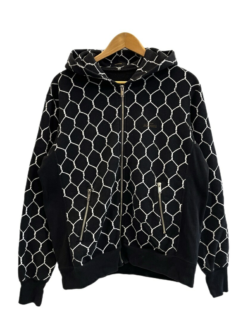 楽天市場】UNDER COVER 11aw HoodedStadium Jumper H4208-1 BLACK SIZE