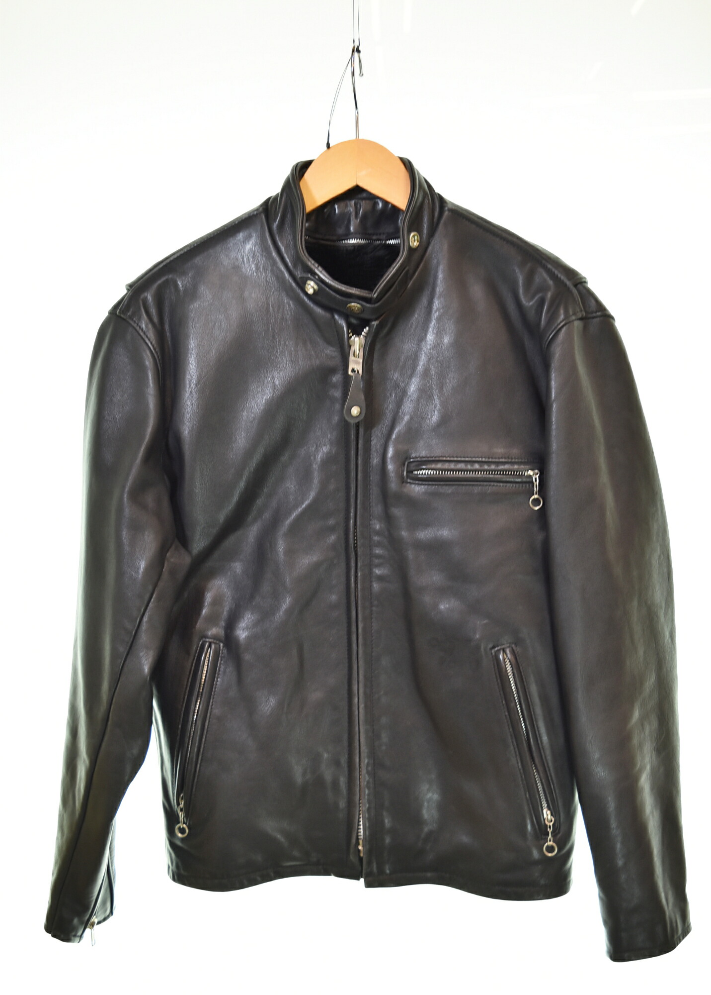 楽天市場】【中古】【古着】 Schott レザー フライト ジャケット XL