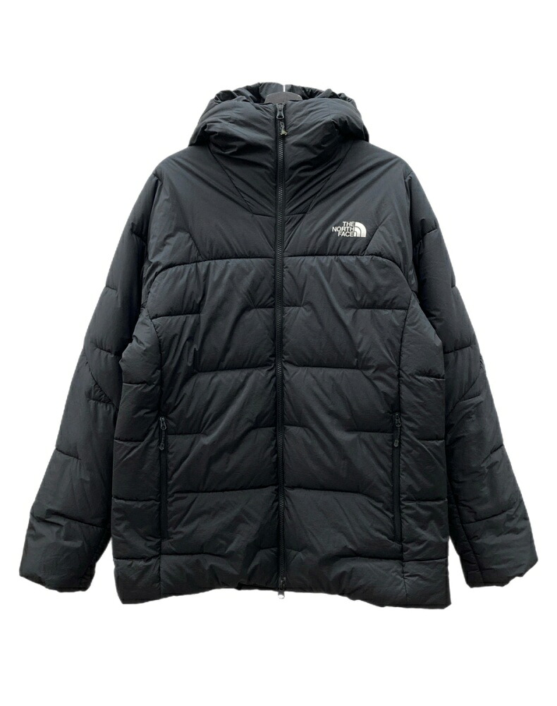 【中古】 ザノースフェイス THE NORTH FACE RIMO JACKET ライモ ジャケット ダブルジップ フード 中綿ジャケット アウトドア アウター 黒 NY82005 ジャケット ロゴ ブラック Lサイズ 104MT-2688｜ドンドンサガール