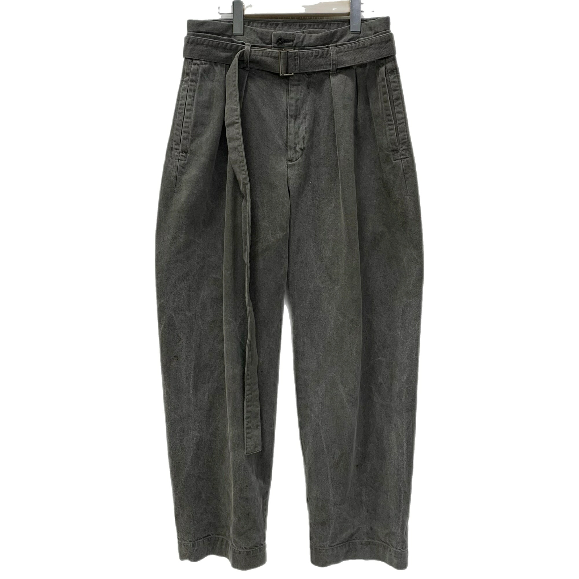 【中古】シーオール SEEALL Double waist belt pants SAU23-PT181 ボトムス余分の物 薄墨色 4大きさ 201MB-1312