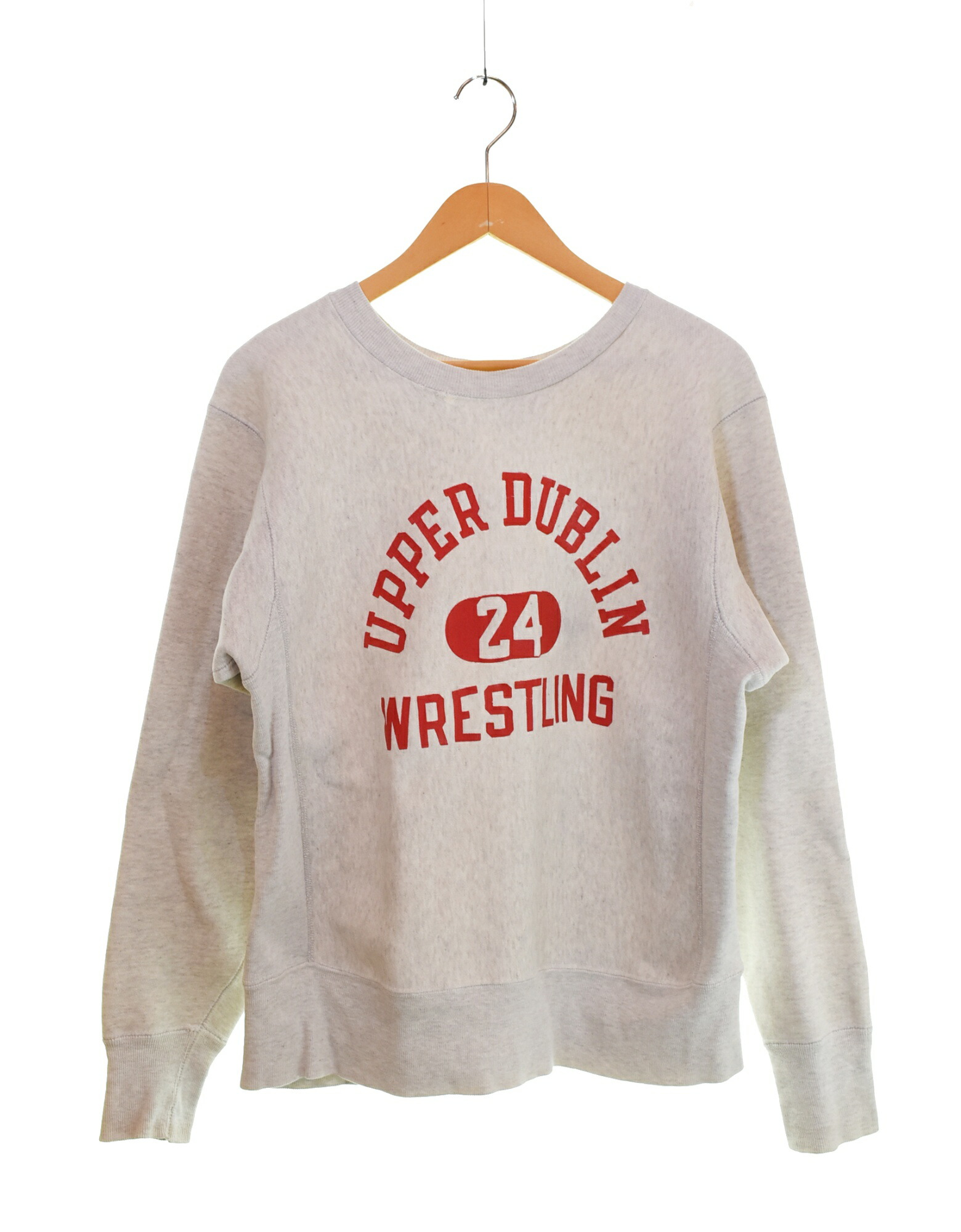 【中古】はやりっ児 Champion 60s REVERSE WEAVE タタキタグ UPPER DUBLIN WRESTLING ペパーミント健康状態 3段刷り上げる 宇宙カプセル電話番号 60\u0027s リバースウィーブ 汗水 薄墨色 M大きさ 103MT-3967