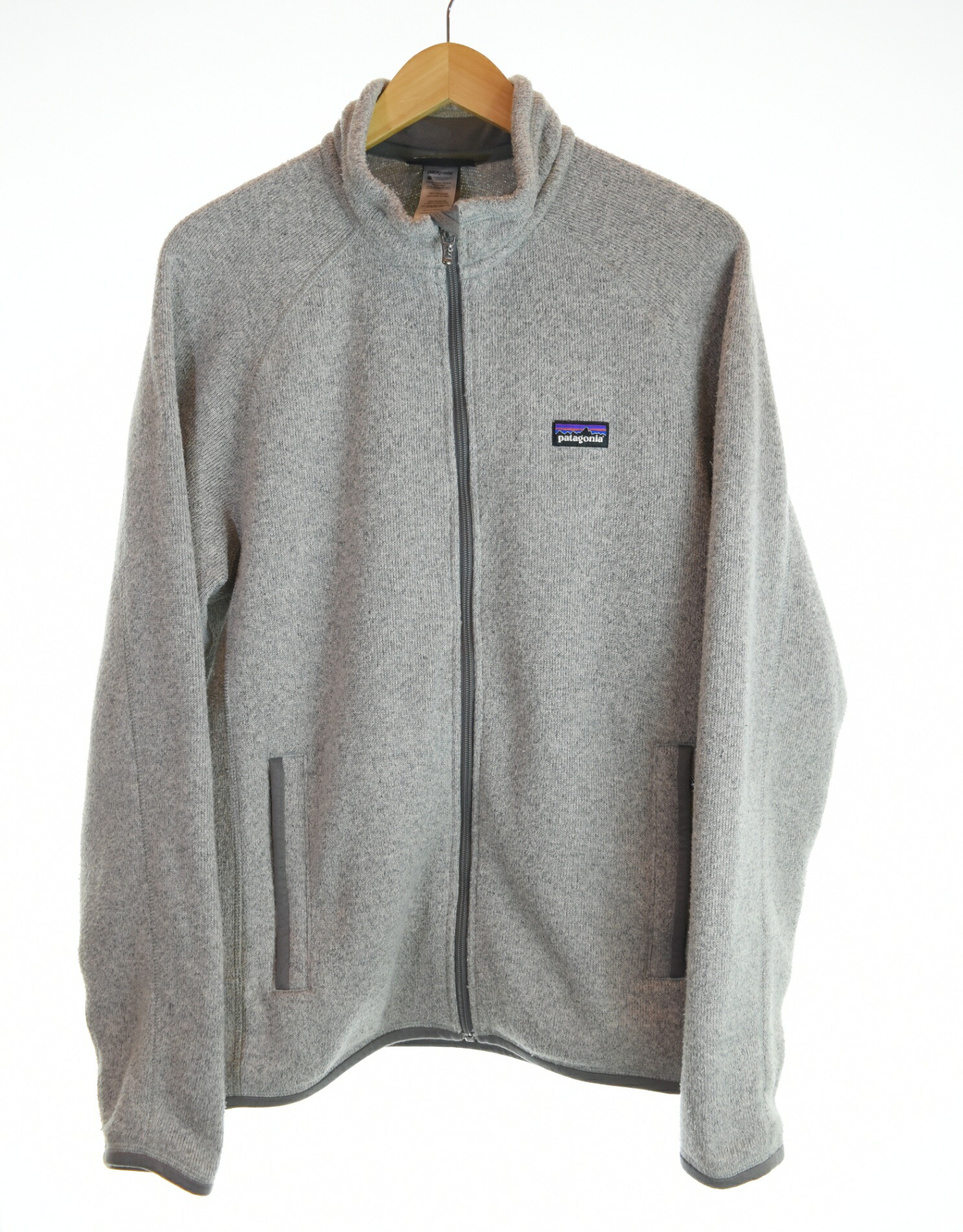 【中古】パタゴニア PATAGONIA 13AW メンズ ベター セーター ジャケット Men's Better Sweater Jacket フリース FULL ZIP FLEECE 25526FA13 ジャケット グレー Mサイズ 103MT-3986｜ドンドンサガール