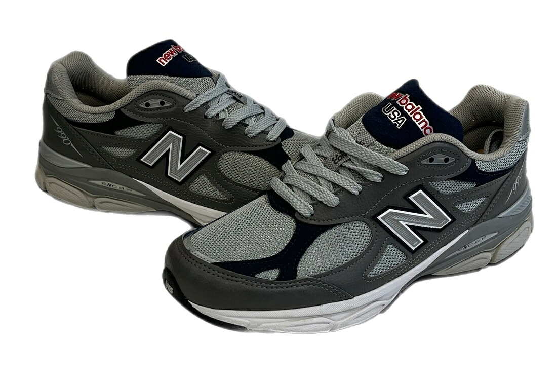 【中古】ニューバランス new balance M990GJ3 GRAY USA製 M990GJ3 メンズ靴 スニーカー グレー 28.5cm 101sh-2513