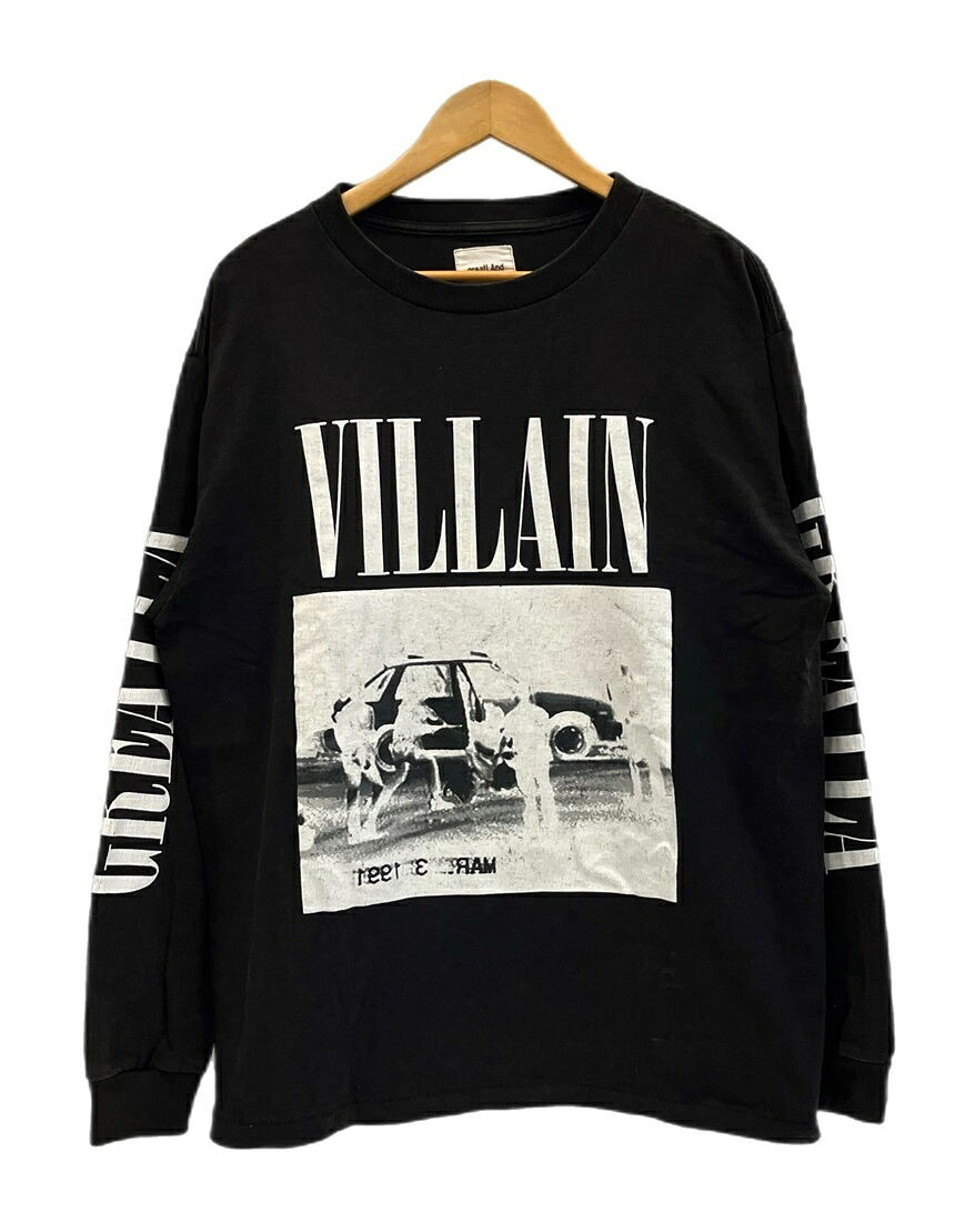【中古】グレートランド graetLand ORIZINAL VILLAIN L/S TEE プリントTシャツ 黒 ロンT ブラック Lサイズ 101MT-5867｜ドンドンサガール 9,797円
