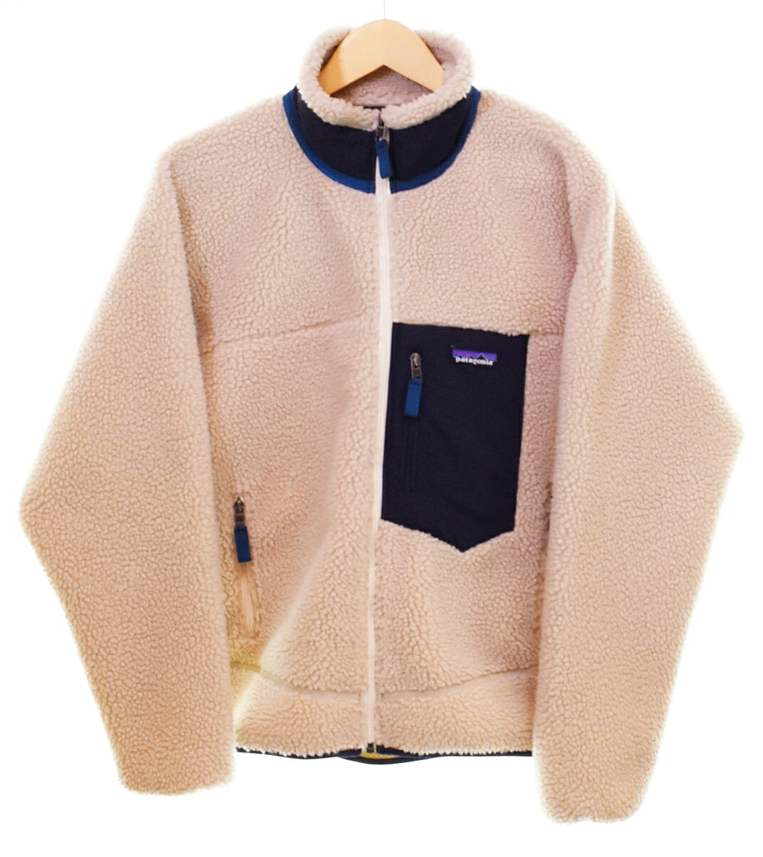 【中古】パタゴニア PATAGONIA 19FA CLASSIC RETRO-X JACKET クラシック レトロX フリース ジャケット STY23056FA19 ジャケット ベージュ Sサイズ 103MT-4047|ドンドンサガール